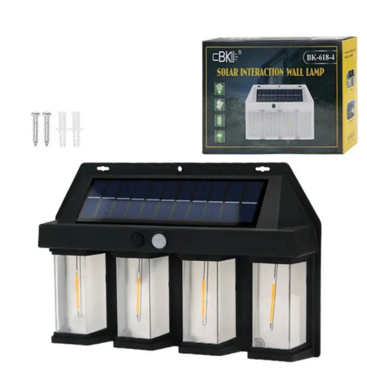 Lampara solar de pared